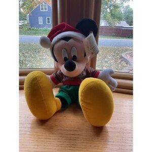 Disney Christmas Mickey Mouse Plush Stuffed Animal Kohls Cares Limited Edition